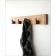 壁掛けフック 木製 ウォールフック オーク ウォールナット 天然木 ウォールハンガー 4連 コートハンガー 帽子掛け ウッドウォールフック 関連画像_1