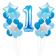 1歳 誕生日 女の子 男の子 バースデー バルーン 風船 セット 安い ギフト 飾りセット 1才 飾り付け 数字 お祝い 【送料無料】 関連画像_2
