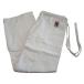 高級　綿100％空手道衣用ズボン（白）　サイズ0〜2