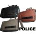 ポリス POLICE メンズ ATSUSHI サングラス愛用 ゴードレザーシリーズ ラウンドファスナー式キーケース ブラック ブラウン カーキ 0506