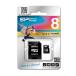 micro SDHCカード 8GB Class6 シリコンパワー製/永久保証 マイクロSDHC【メール便B利用可】