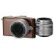 E-PM1 ツインレンズキット ブラウン　オリンパス デジタル一眼レフカメラ　PEN mini　