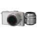 E-PM1 ツインレンズキット シルバー　オリンパス デジタル一眼レフカメラ　PEN mini　