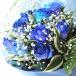 ブルーローズ ファンタジー ブルーオーシャン　豪華なブルーの花束　敬老の日・花束・薔薇・バラ・プレゼント・ギフト・誕生日・お祝い
