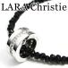 LARA Christie（ララクリスティー） エタニティーネックレスBSモデル ホワイト レディース ネックレス Cジルコニア ブラックスピネル シルバー925 P471-BS-W