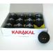 カラカル KARAKAL  スカッシュ用ボール ダブルイエロードット （1箱12個入）世界スカッシュ連盟承認球