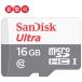 【16GB】 【class10】SanDisk/サンディスクMobile Ultra microSDHCカード microSDHC→SDHC変換アダプタ付属