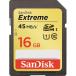 SanDisk サンディスク SDHC カード 16GB（SD 16GB） Extreme HD Video 新登場 世界/国内シェアNo.1