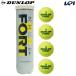 「2014モデル」「新パッケージ」DUNLOP（ダンロップ）「FORT（フォート）[4個入]（1缶/4球）」テニスボール