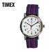 TIMEX タイメックス 腕時計 WEEKENDER  ウィークエンダー セントラルパーク フルサイズ T2N747 ホワイト×ネイビー/レッド レビューを書いて送料無料  即納