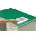 コクヨ デスクマット硬質Ｗ アクリル製 グリーン 透明 下敷き付 １６００×８００デスク用
