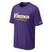 【取寄】NFL ミネソタ・バイキングス Sideline Legend Authentic Font Dri-Fit Tシャツ (パープル) Nike