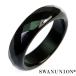 メンズ リング 指輪 シンプル ブラック デザイン 天然石 パワーストーン 多面カットオニキスリング ピンキー ペア