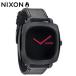 NIXON　ニクソン　SHUTTER/All Black / Pink/正規品　レディス時計