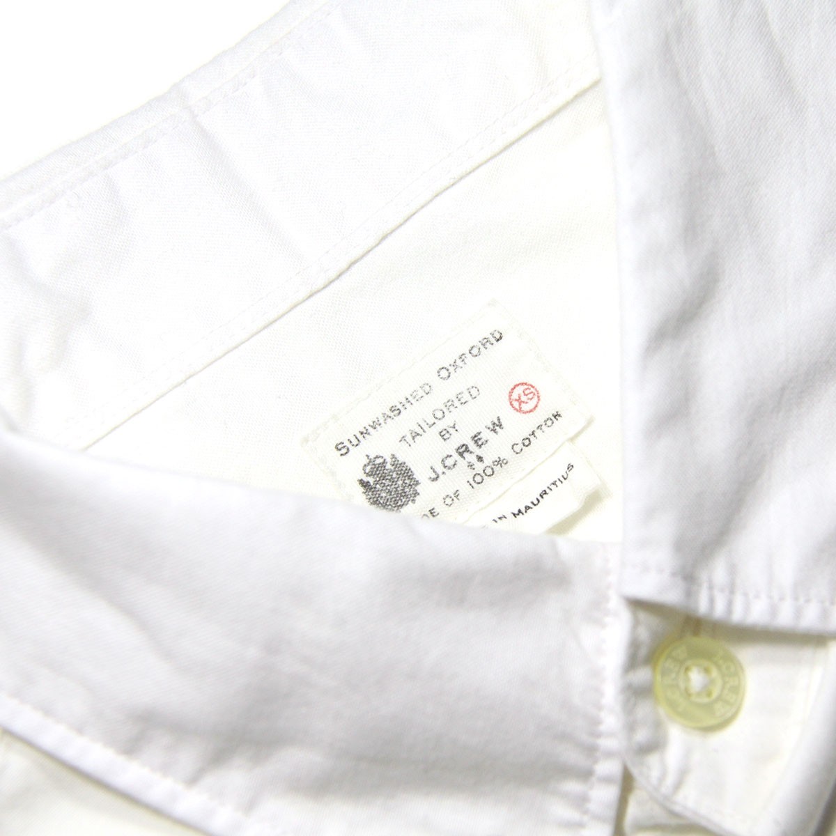 ジェイクルー J.CREW 正規品 メンズ 半袖シャツ S/S BUTTON-DOWN OXFORD SHIRT ホワイト