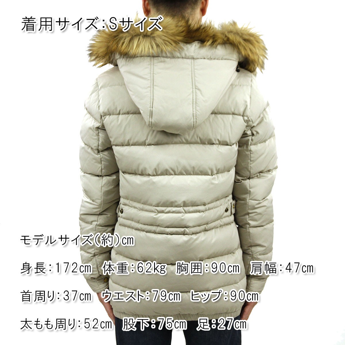 åɥ SCOTCHSODA  㥱å Long hooded jacket with fake fur at hood edge 10014 08