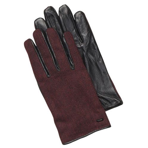 スコッチアンドソーダ SCOTCH＆SODA メンズ 手袋 Woolen gloves with leather details 79180 320