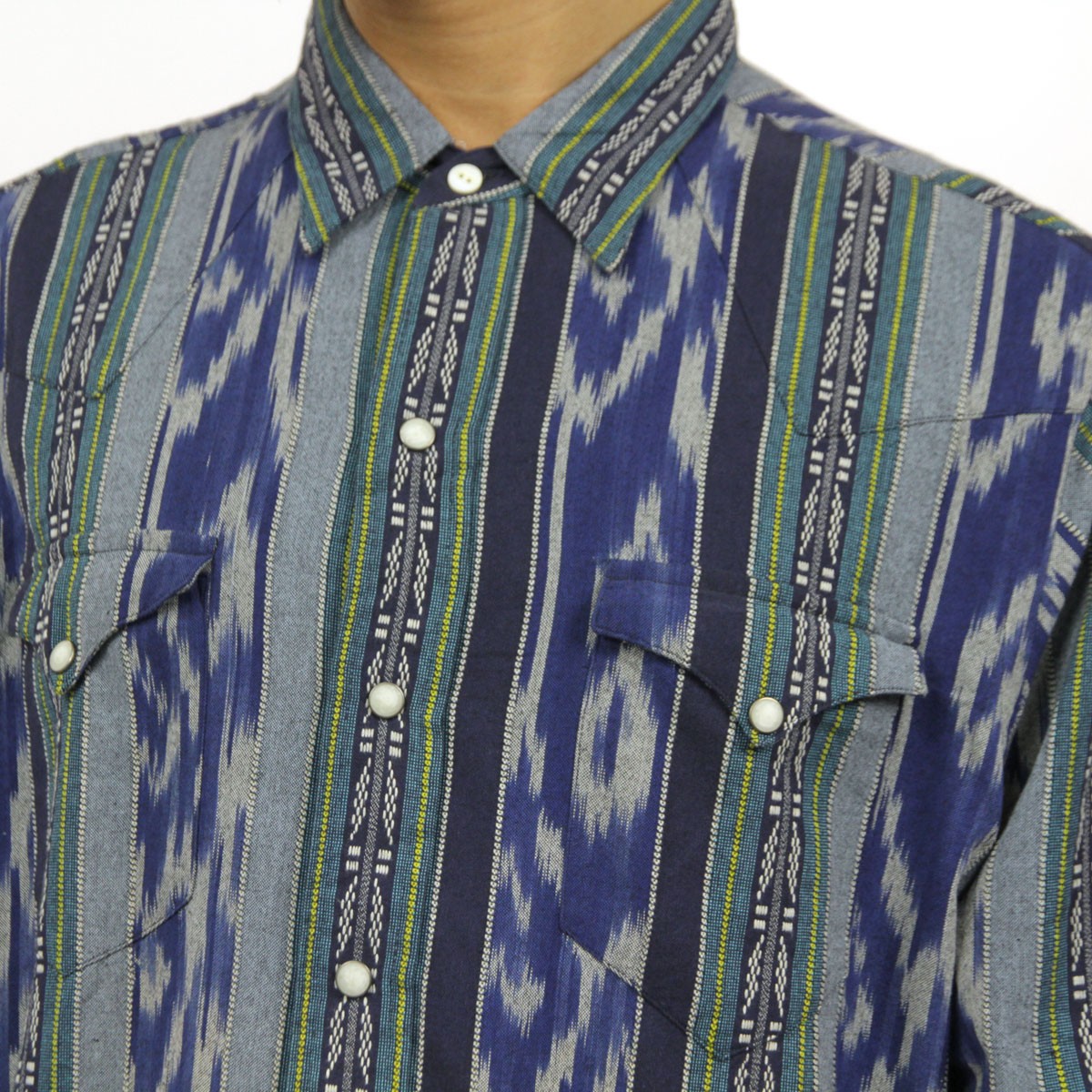 ݥե POLO RALPH LAUREN   Ĺµ Custom-Fit Ikat Western Shirt