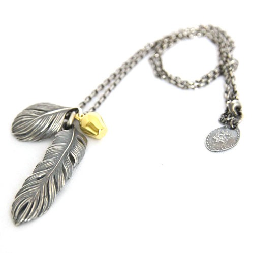 ハリム HARIM ネックレス leef feather with golden apple set 2 Necklace HRP021