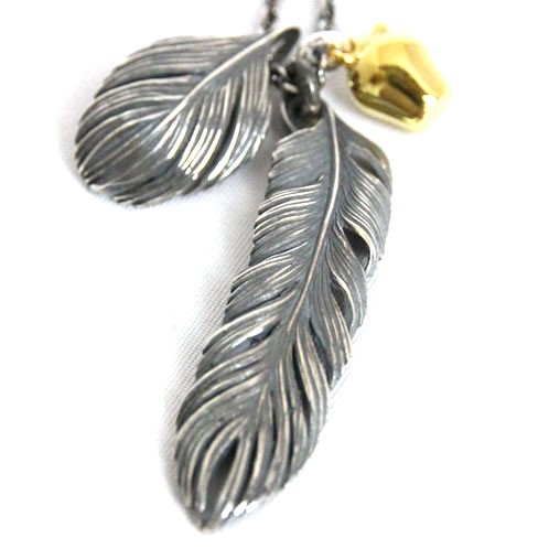 ハリム HARIM ネックレス leef feather with golden apple set 2 Necklace HRP021