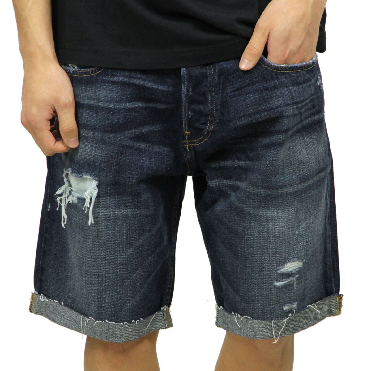 ۥꥹ HOLLISTER   硼ȥѥ Classic Fit Denim Shorts Inseam 7 Inches 328-280-0016-026