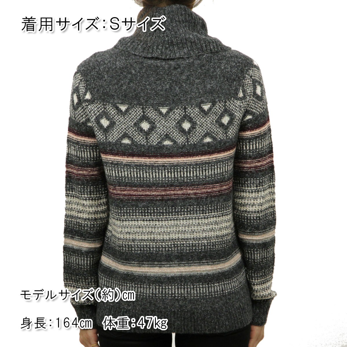 ۥꥹ HOLLISTER  ǥ  Patterned Cowl Neck Sweater 350-507-0558-116