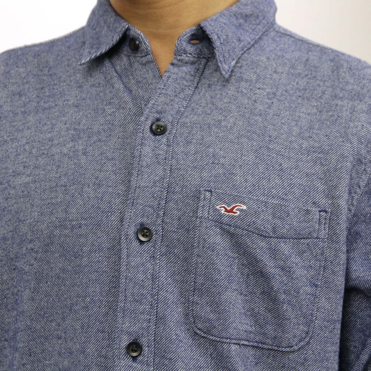 ۥꥹ HOLLISTER   Ĺµ Textured Flannel Shirt 325-259-1489-202