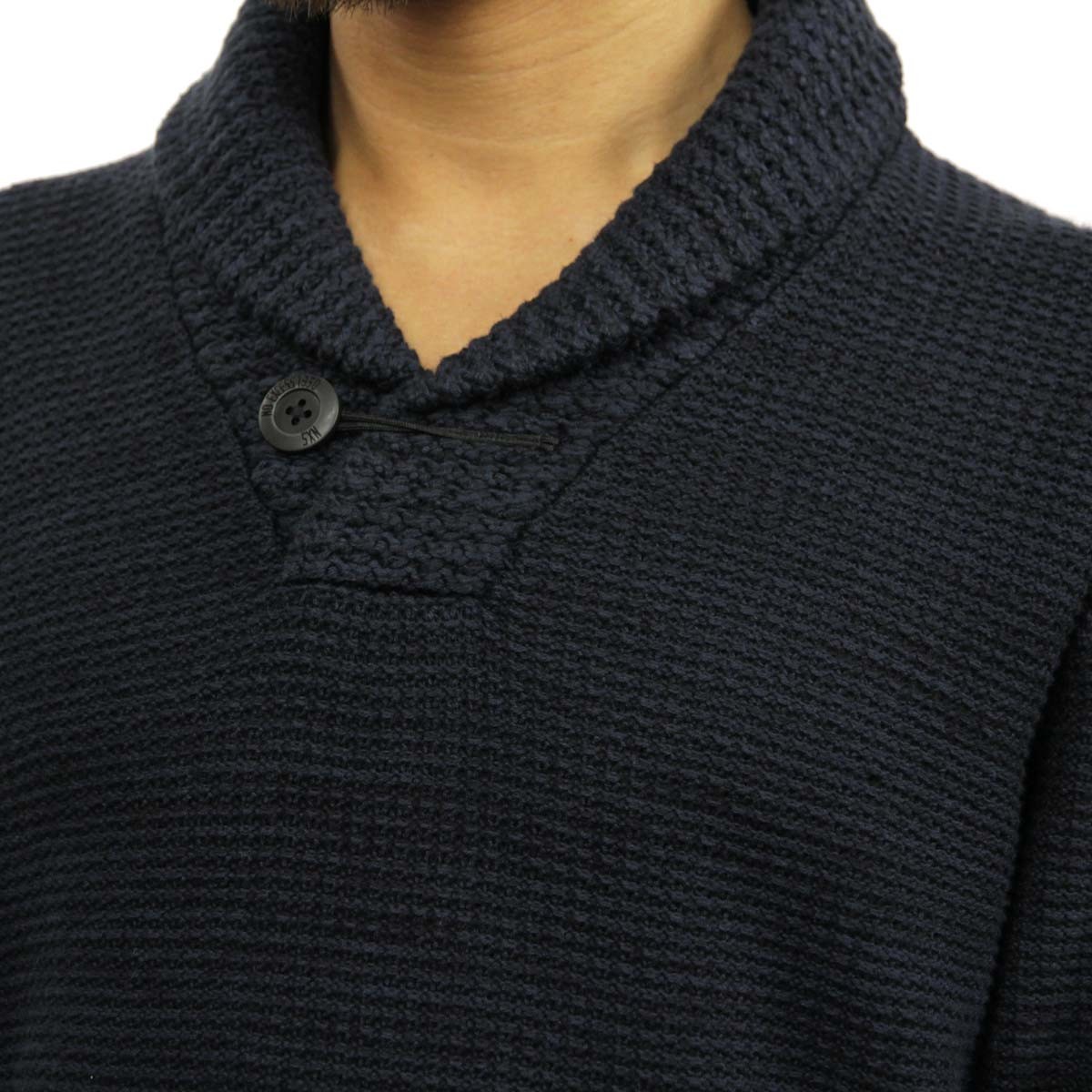 Ρ NO EXCESS    Big Shawl Collar Pullover Sweater230913037