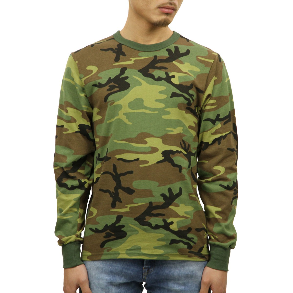  ROTHCO   ĹµT Woodland Camouflage Long Sleeve T-Shirt 6778