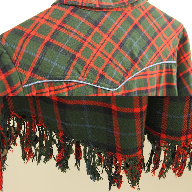 ᥾󥹥å MAISON SCOTCH Ź ǥ ɥ쥹 Shirt dress in various checks with fringes at the bottomhem. 100268 18