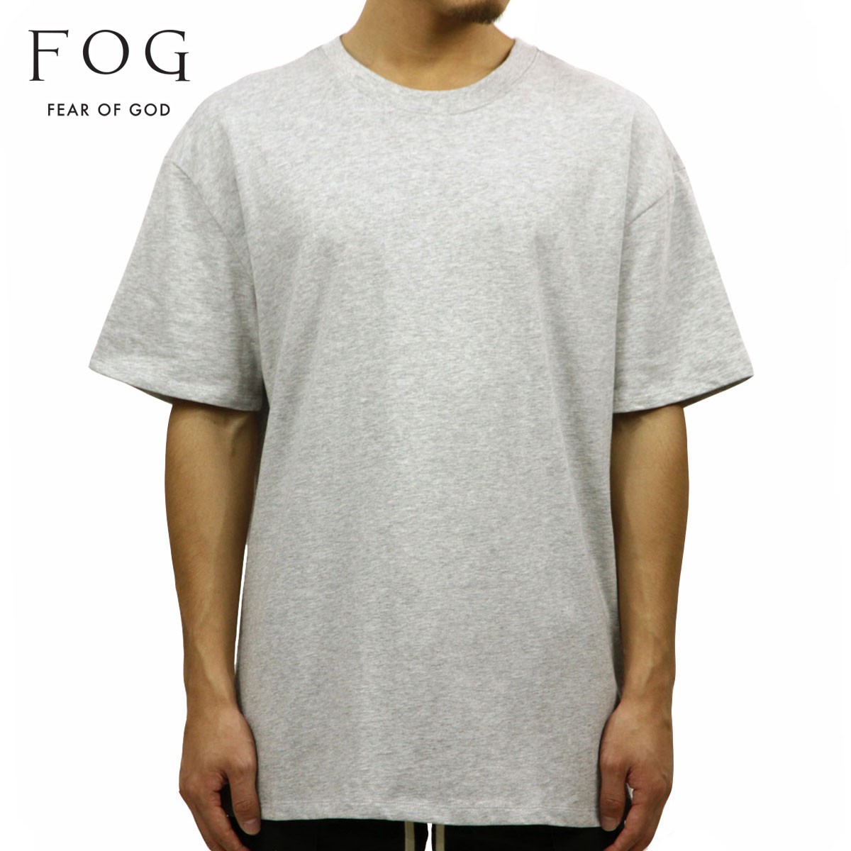 フィアオブゴッド fog essentials Tシャツ メンズ 正規品 FEAR OF GOD エッセンシャルズ クルーネック 無地 半袖Tシャツ  FOG - FEAR OF GOD ESSENTIALS BOXY T-SHIRT HEATHER GREY AA5B B1C C1D D1E 