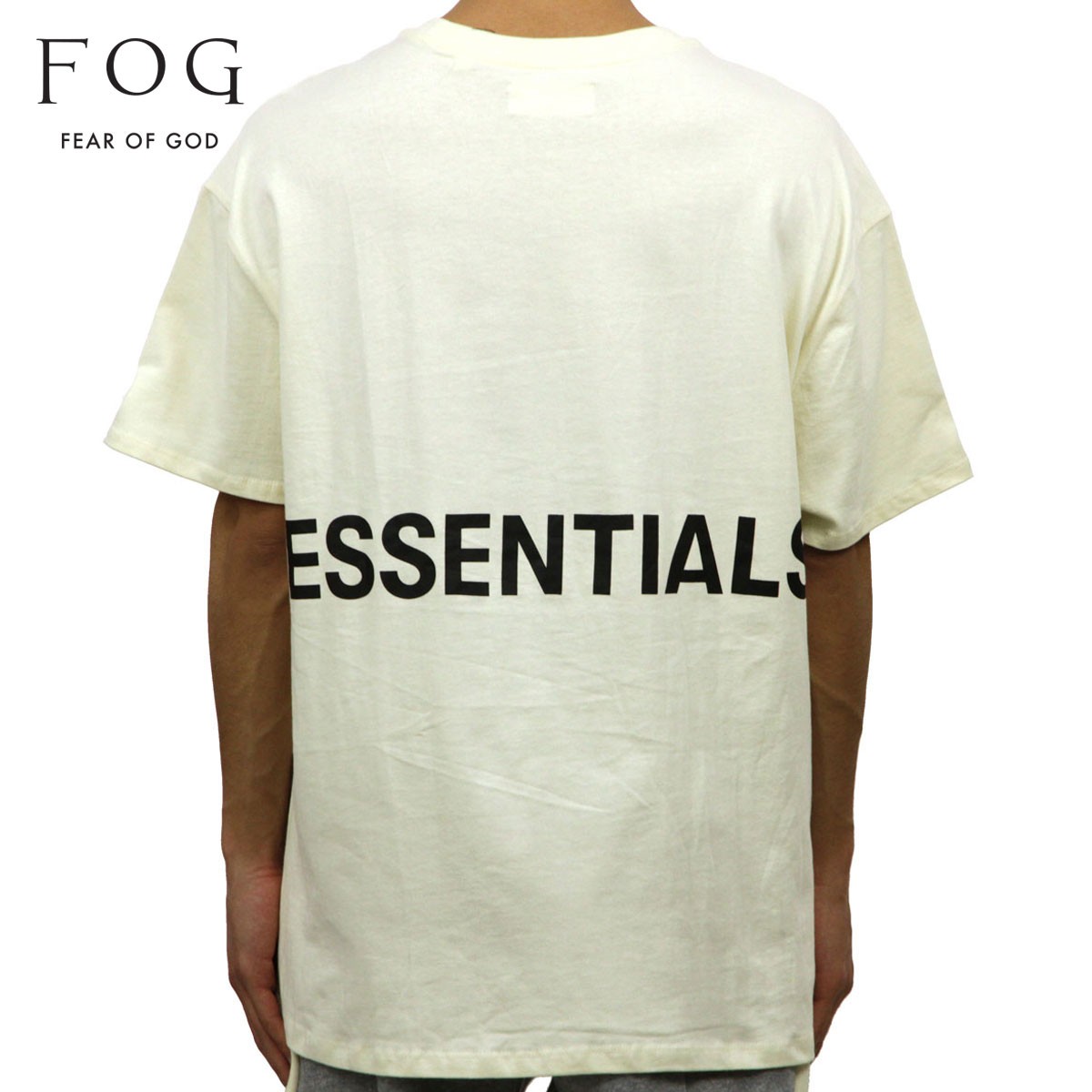 フィアオブゴッド fog essentials Tシャツ 正規品 FEAR OF GOD 半袖Tシャツ FOG - FEAR OF GOD  ESSENTIALS BOXY GRAPHIC T-SHIRT CREAM AA5B B1C C1D D1E E18-RECOLLECTION （  