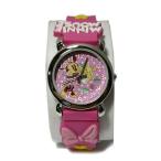 ディズニーキャラクターウォッチ キッズ腕時計　ミニー　ピンク【Disney】