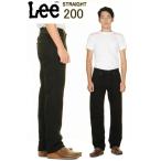 Lee 200 REGULAR STRAIGHTLOT.Lee 200-8908(DOUBLE BLACK・ブラック) Lee Riders リー ライダース ストレート Lee デニム Lee ジーンズ