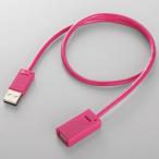 USB延長ケーブル つやタイプ BSUAA205PK (ピンク)