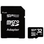 シリコンパワー micro SDHCカード 32GB (Class10) 永久保証 (SDHCアダプター付) SP032GBSTH010V10-SP