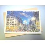 クリスマスカード『東京銀座とサンタクロース』