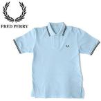 フレッドペリー ポロシャツ FRED PERRY M7157 リイシュー 50年代復刻モデル メンズ 半袖ポロシャツ 105 アイス/ネイビー