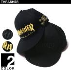大きいサイズ メンズ THRASHER (スラッシャー) 刺繍ロゴ キャップ CAP 帽子 0801cas