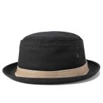 帽子 ニューヨークハット ポークパイハット キャンバススティンジー ブラック