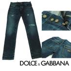 DOLCE&GABBANA ドルチェ&ガッバーナ メンズジーンズ デニムパンツ ロールアップモデル G31YLP G8K95 9001 ウォッシュブルー