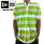 ニューエラ S/S ポロシャツ ピーク ストリーク グリーン/ホワイト/ブルー/グレー New Era SS Polo Shirt PEAK STREAK Green