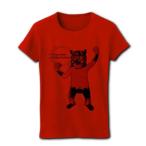 タイガースマスク リブクルーネックTシャツ (赤)