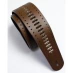 Planet Waves Distressed Leather 【Vented Leather Strap Studs-Brown】