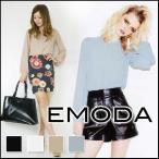エモダ EMODA 正規取扱店 トップス 予約 即納～4月入荷予定 パールアクセBL(041210450701) ブラウス／長袖／パール／カラーによってお届けが異なります