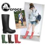 crocs クロックス 正規取扱店 雨の日もオシャレな足元 Wellie rain Boots w ウェリー レインブーツ レディース ブーツ 長靴 カジュアル