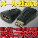メール便対応 HDMI端子(メス)をminiHDMI端子(オス)へ変換!
