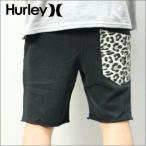 ハーレー　ショートパンツ　Hurley　ショーツ　スウェットショートパンツ BLACK&WHITE FLEECE WALK  黒   (MTWBW4)  (ハーフパンツ)