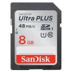サンディスク SDHCメモリーカード 8GB Class10 UHS-IUltra PLUS SDSDUM-008G-J01
