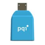 PQI Japan PQI-Connect204 アンドロイド端末 対応 USB 変換アダプタ ( OTG対応端末 / USB2.0 / microUSB / ブルー ) RF02-0011R0